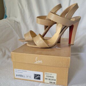 Etri Wood 100 Nappa Heels